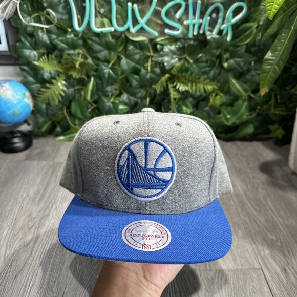 NEW Mitchell & Ness Golden State Warriors Drop Big Name Arch Snapback Cap Hat